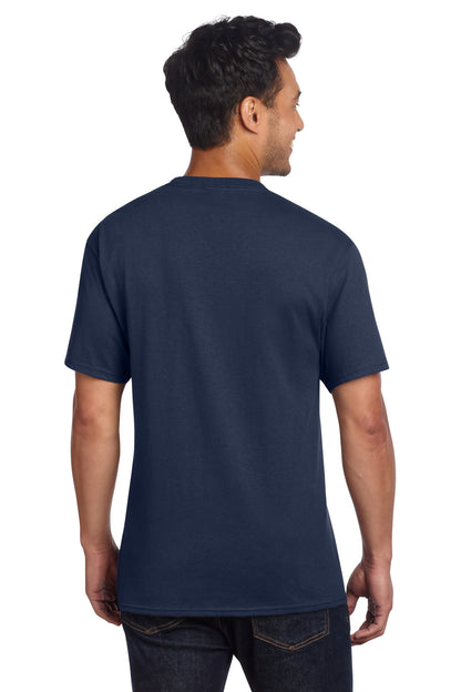 Navy Port & Co Core Cotton DTG Tee PC54DTG plain