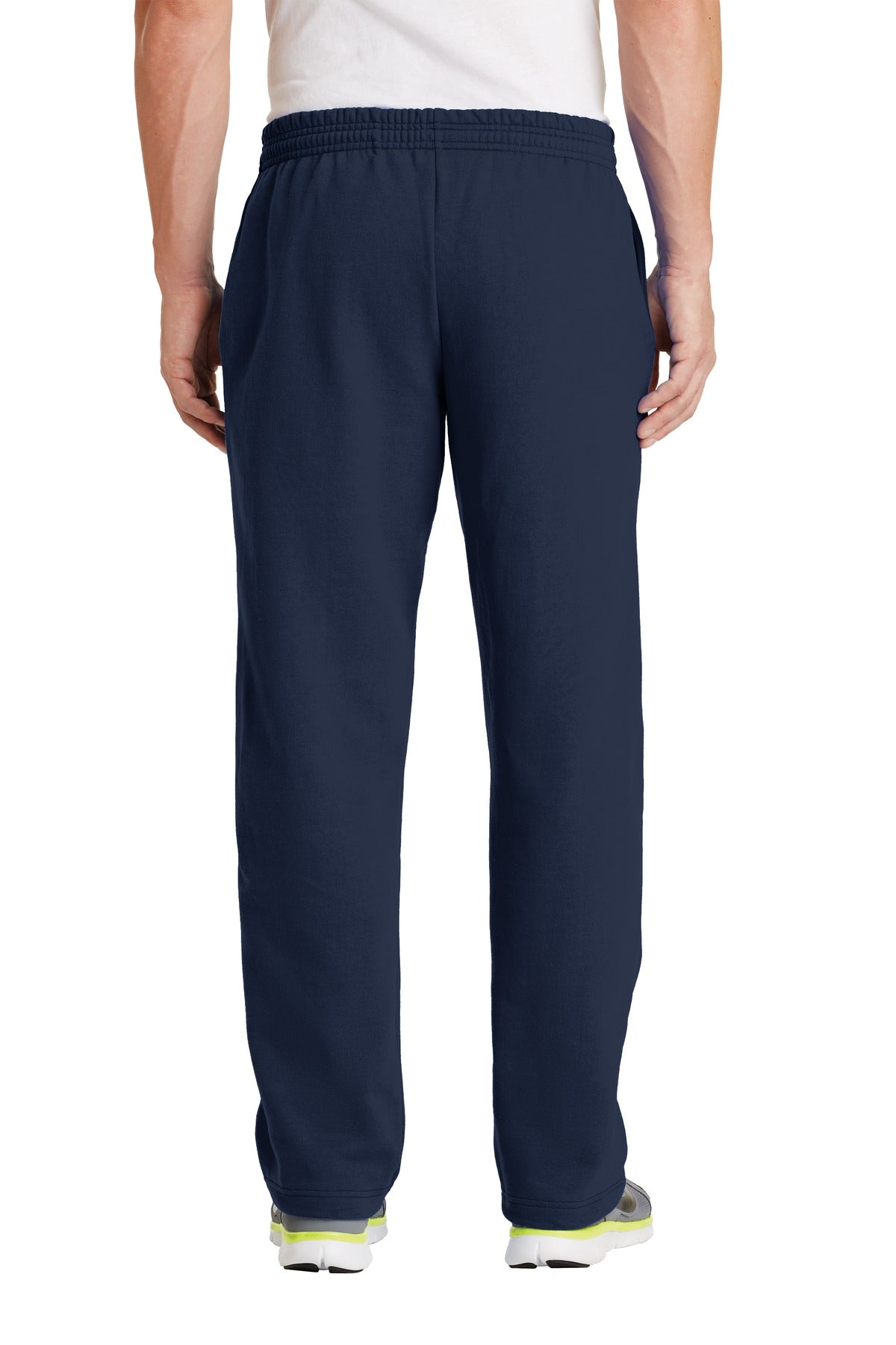 Navy Port & Co Core Fleece Sweatpant with Pockets. PC78P plain