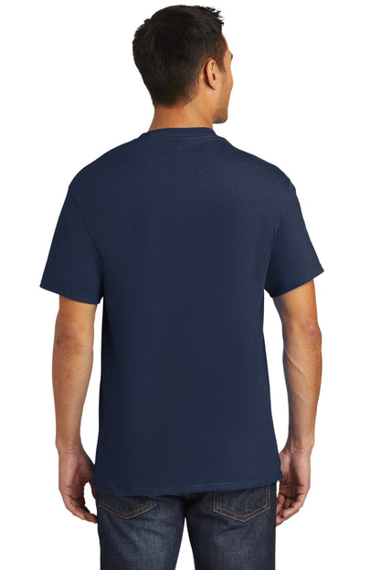 Navy Port & Co Tall Essential Pocket Tee. PC61PT plain