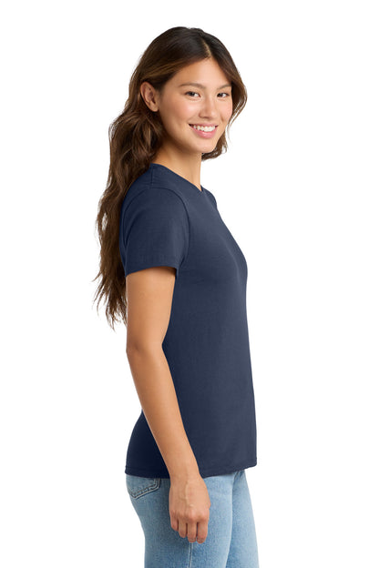 Navy Port & Co Women's Essential Tee. LPC61 plain
