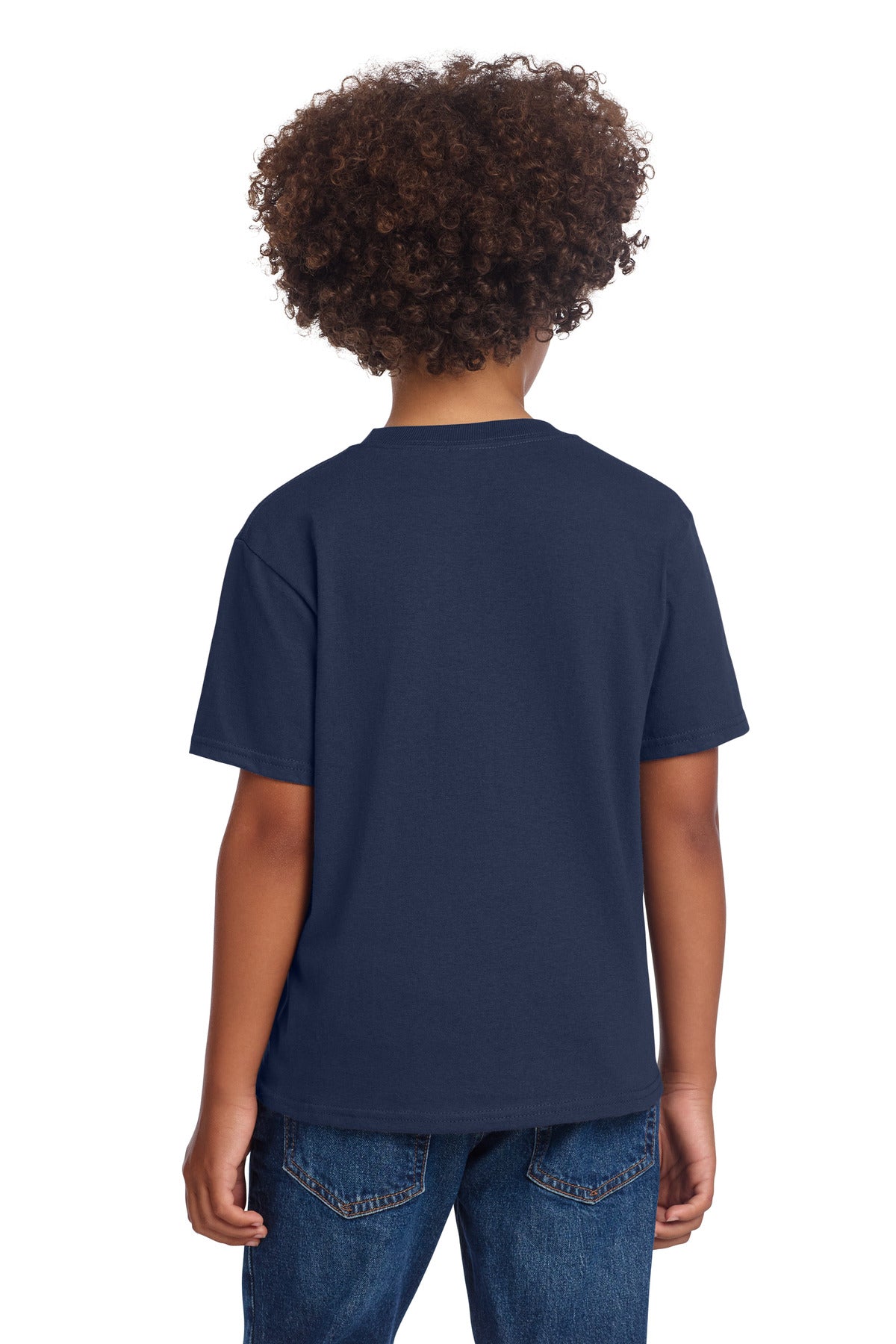 Navy Port & Co Youth Core Cotton DTG Tee PC54YDTG plain