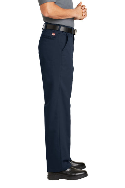 Navy Red Kap Elastic Insert Pant. PT60 plain