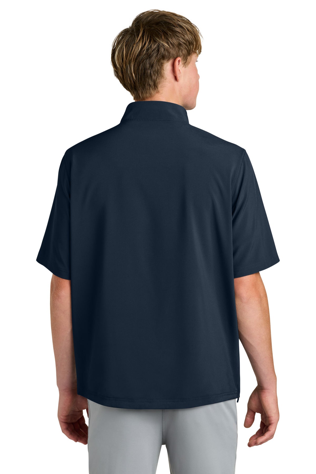 Navy Richardson Barrage Wind Shirt RA7400SSQ plain