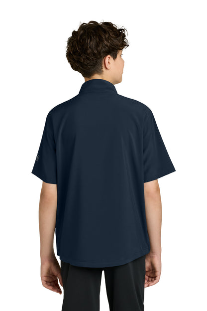 Navy Richardson Youth Barrage Wind Shirt RY7400SSQ plain