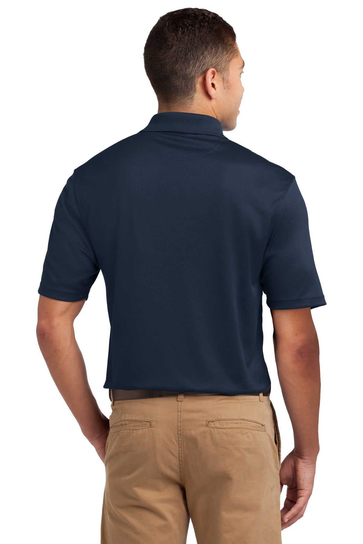 Navy Sport-Tek Dri-Mesh Polo. K469 plain
