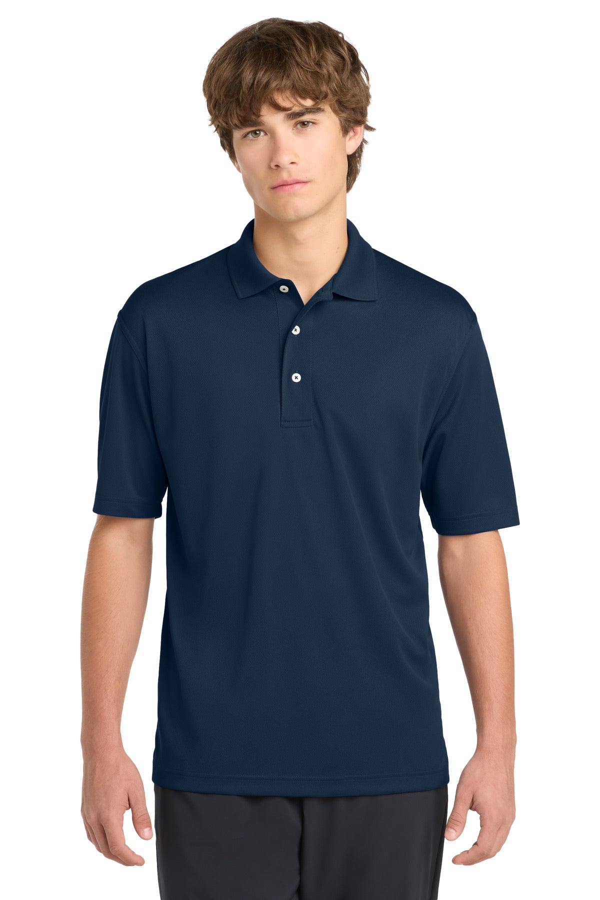 Navy Sport-Tek Dri-Mesh Polo. K469 plain