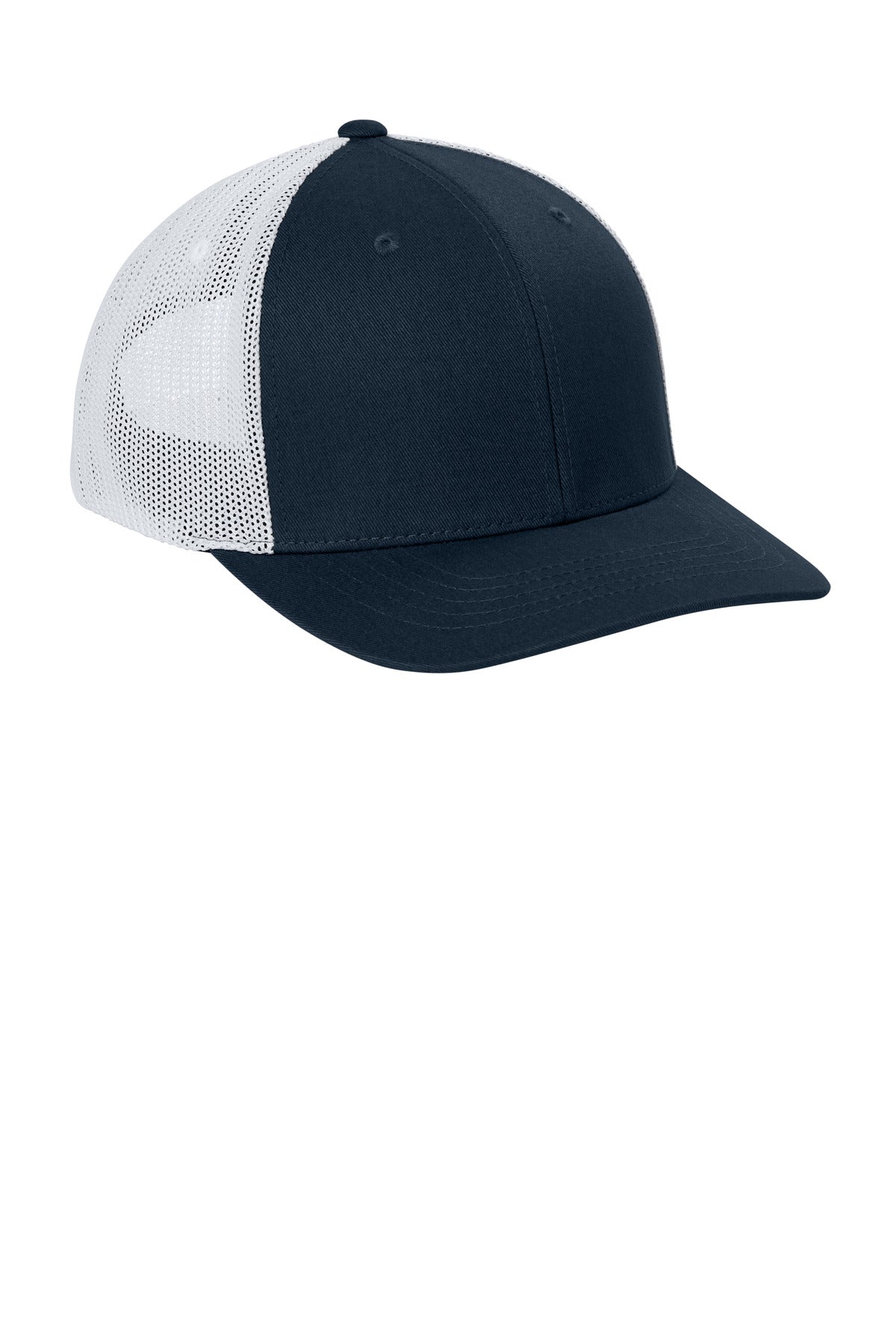 Navy/White Carhartt Flexfit 110 Mesh Back Cap CT106577 plain