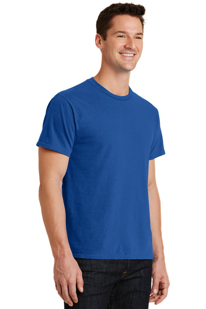 Neon Blue Port & Co Beach Wash Garment-Dyed Tee. PC099 plain
