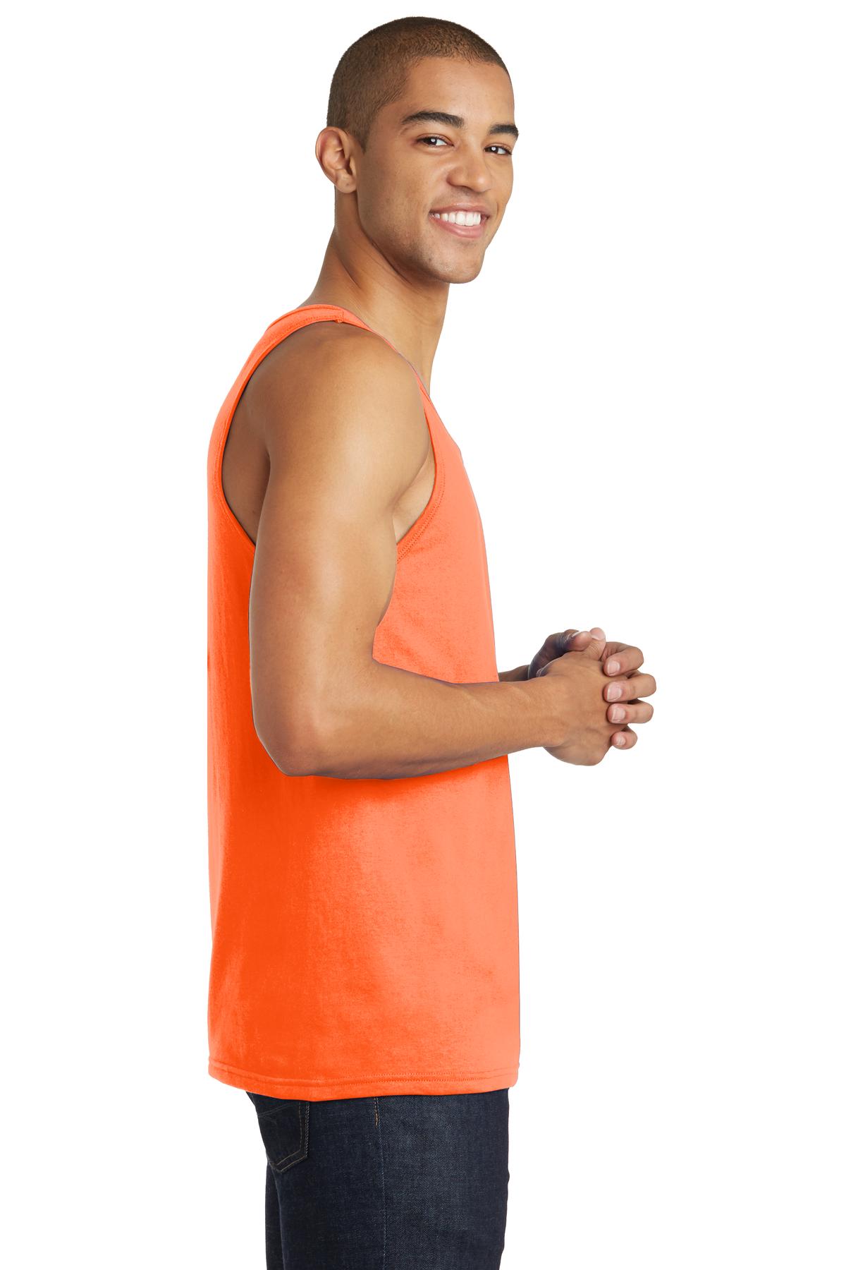 Neon Orange District The Concert Tank . DT5300 plain