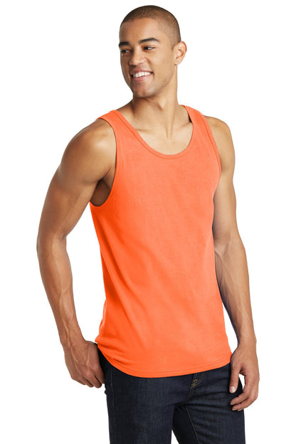Neon Orange District The Concert Tank . DT5300 plain