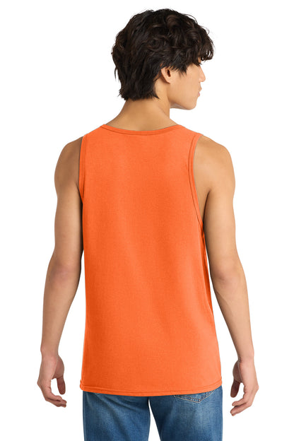 Neon Orange District The Concert Tank . DT5300 plain