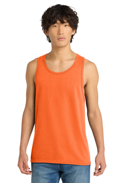 Neon Orange District The Concert Tank . DT5300 plain