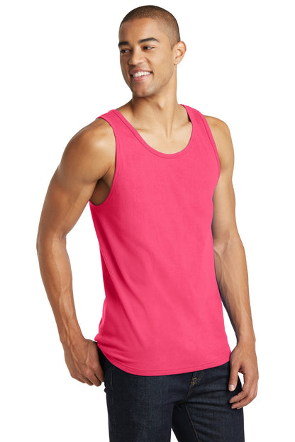 Neon Pink District The Concert Tank . DT5300 plain