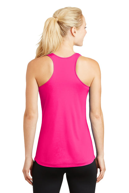Neon Pink Sport-Tek Women's PosiCharge Competitor Racerback Tank. LST356 plain