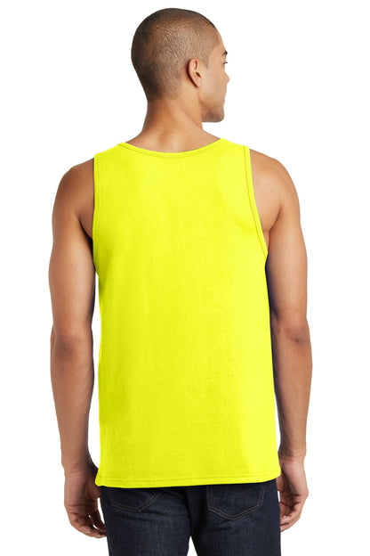 Neon Yellow District The Concert Tank . DT5300 plain