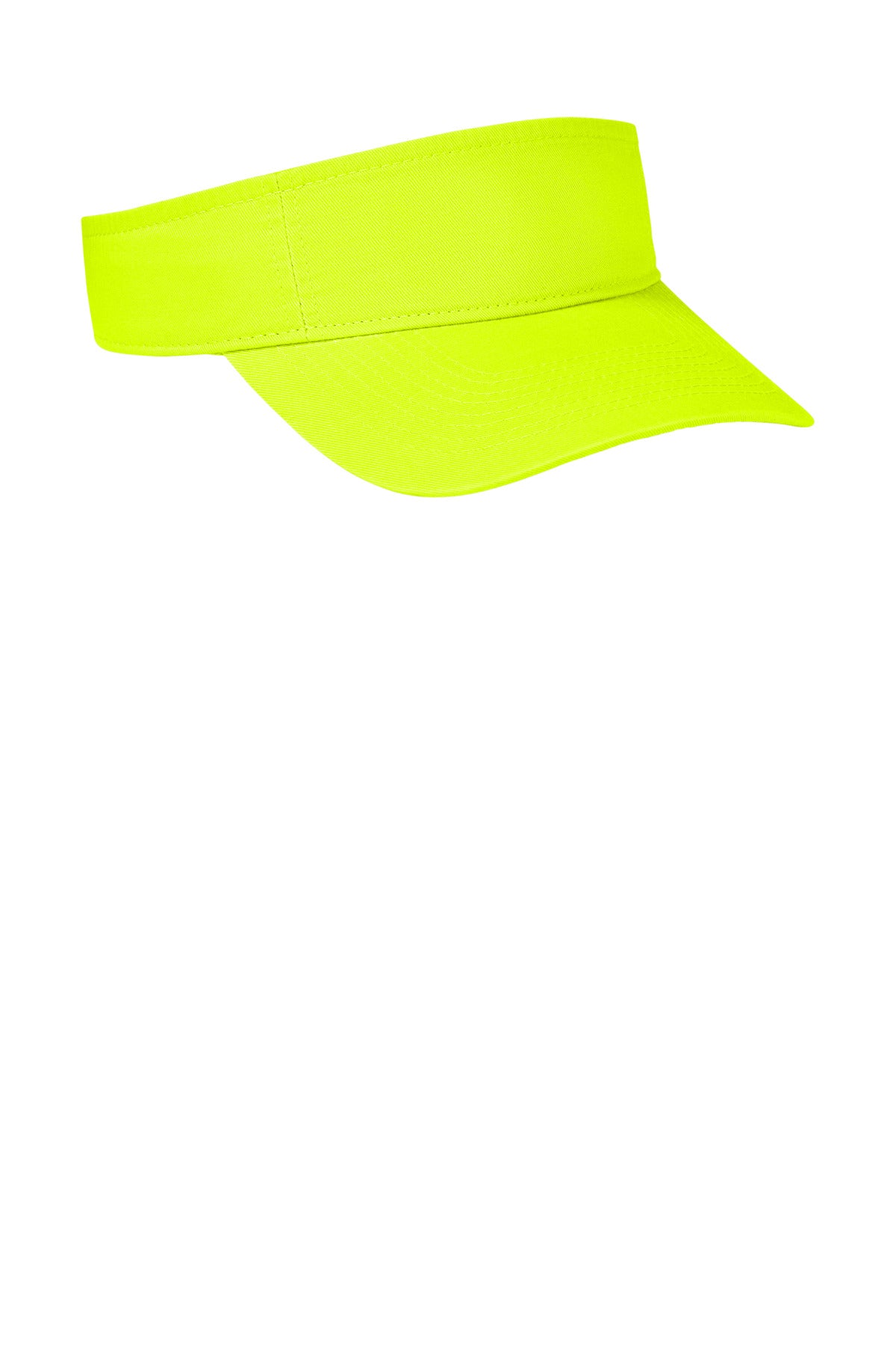 Neon Yellow Port Authority Fashion Visor. CP45 plain
