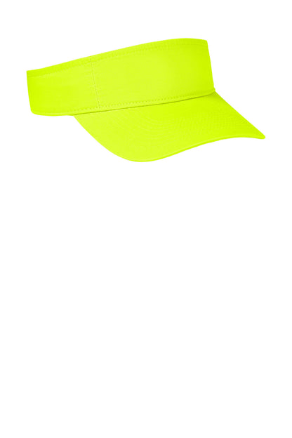 Neon Yellow Port Authority Fashion Visor. CP45 plain