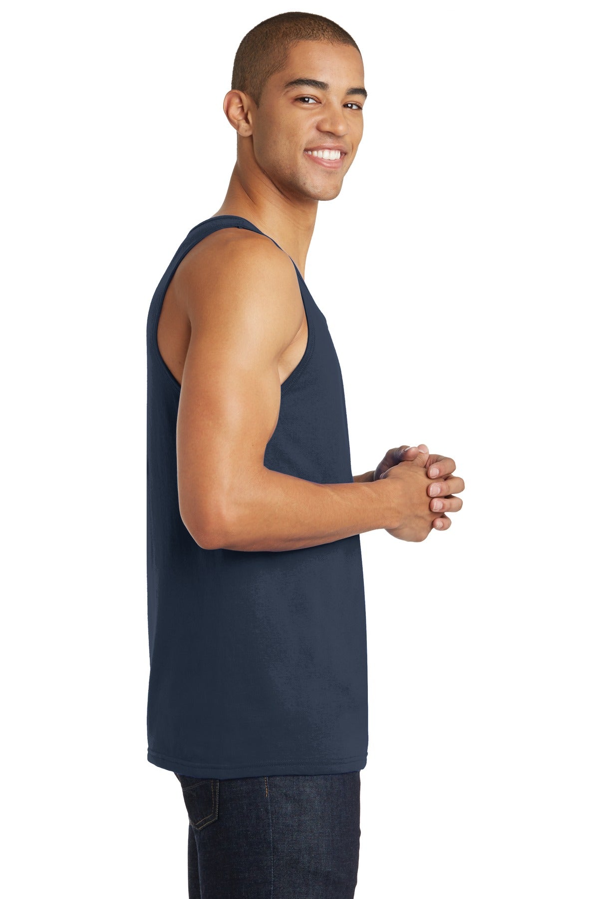 New Navy District The Concert Tank . DT5300 plain
