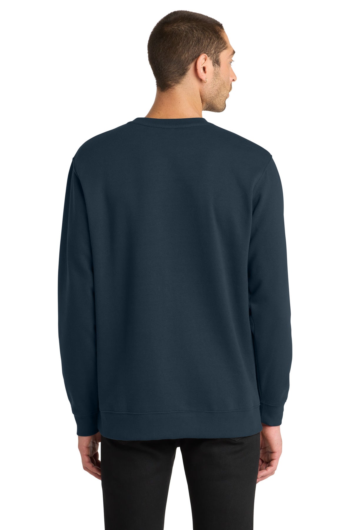 New Navy District V.I.T. Fleece Crew DT6104 plain