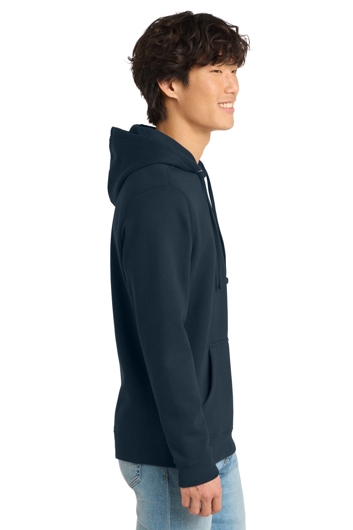New Navy District V.I.T. Fleece Hoodie DT6100 plain