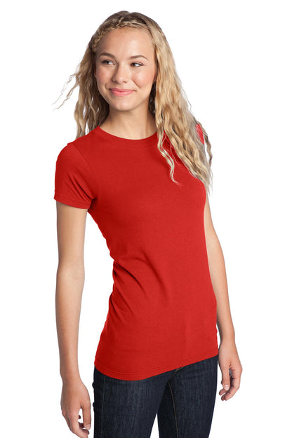 New Red District Women's Fitted The Concert Tee DT5001 plain