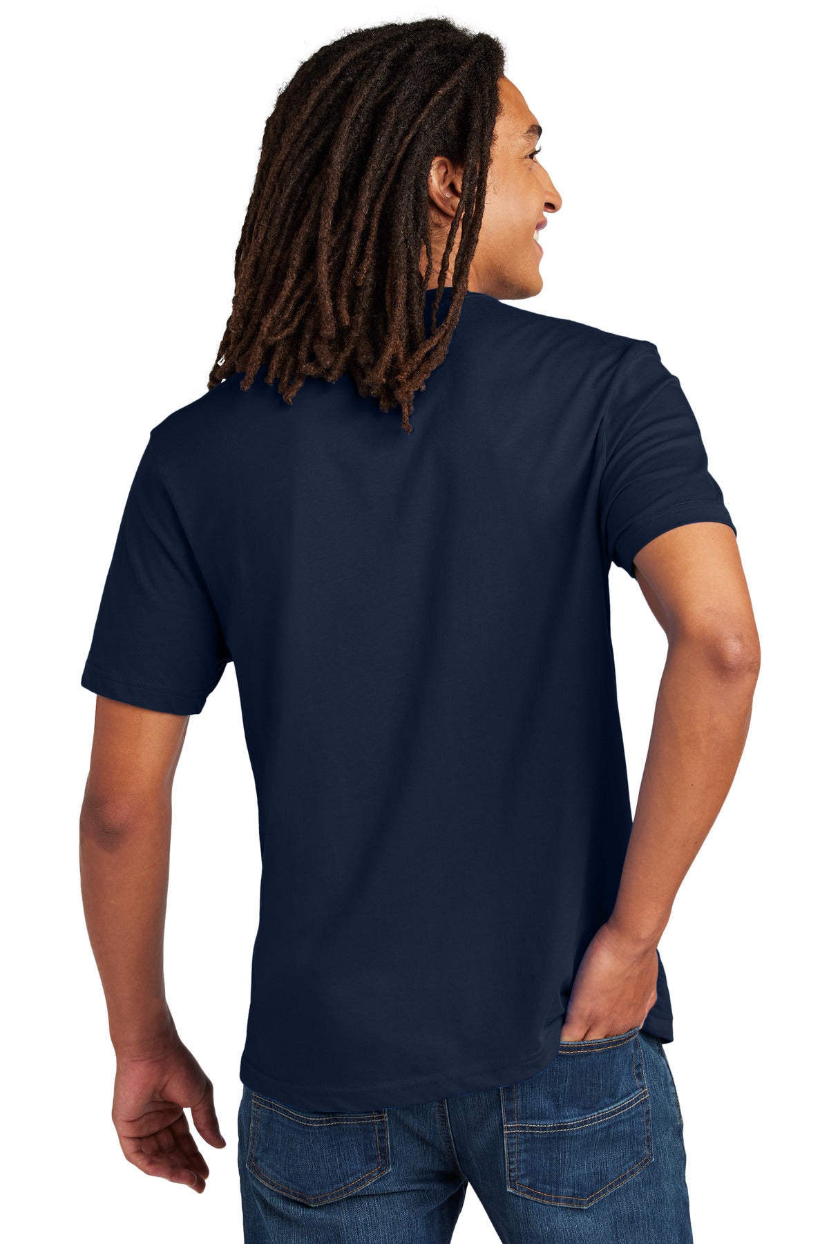 NghtSkyNvy Allmade Unisex Heavyweight Recycled Cotton Tee AL3000 plain