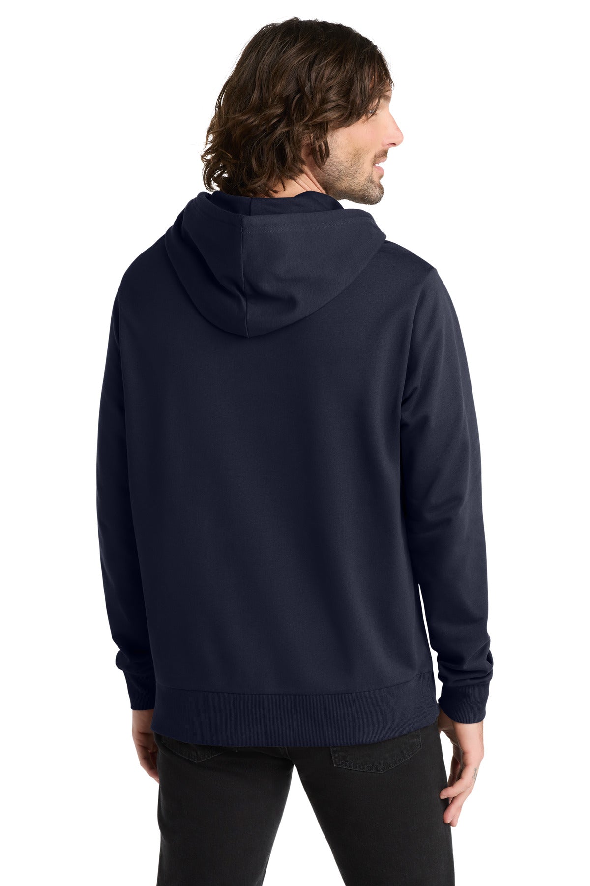 NghtSkyNvy Allmade Unisex Organic French Terry Pullover Hoodie AL4000 plain