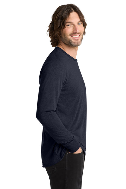 NghtSkyNvy Allmade Unisex Tri-Blend Long Sleeve Tee AL6004 plain