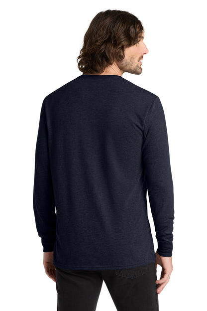 NghtSkyNvy Allmade Unisex Tri-Blend Long Sleeve Tee AL6004 plain
