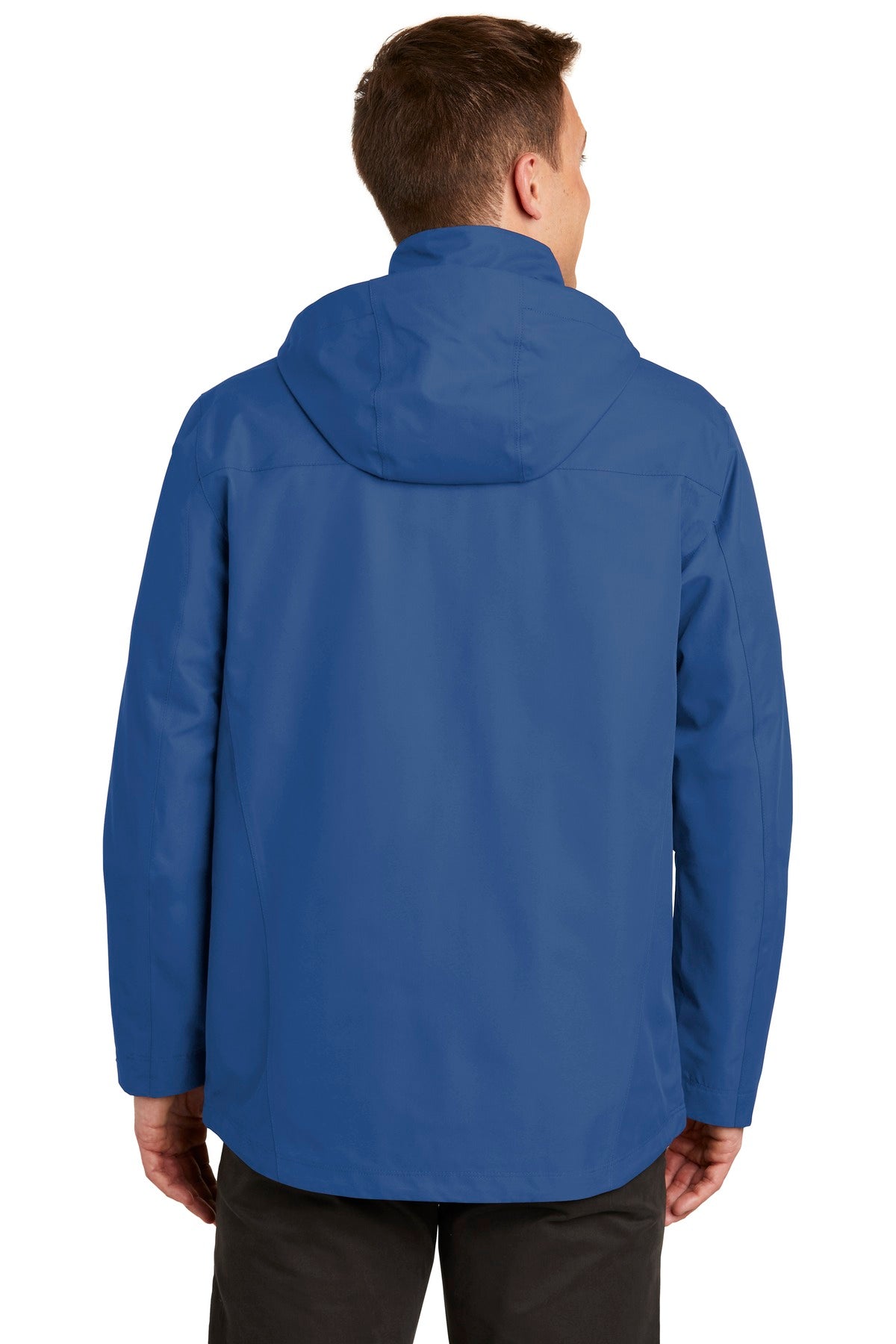 Night Sky Blue Port Authority Collective Outer Shell Jacket. J900 plain