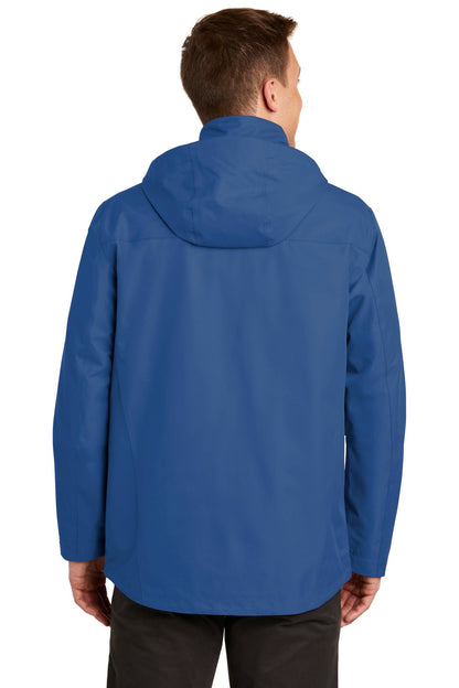 Night Sky Blue Port Authority Collective Outer Shell Jacket. J900 plain