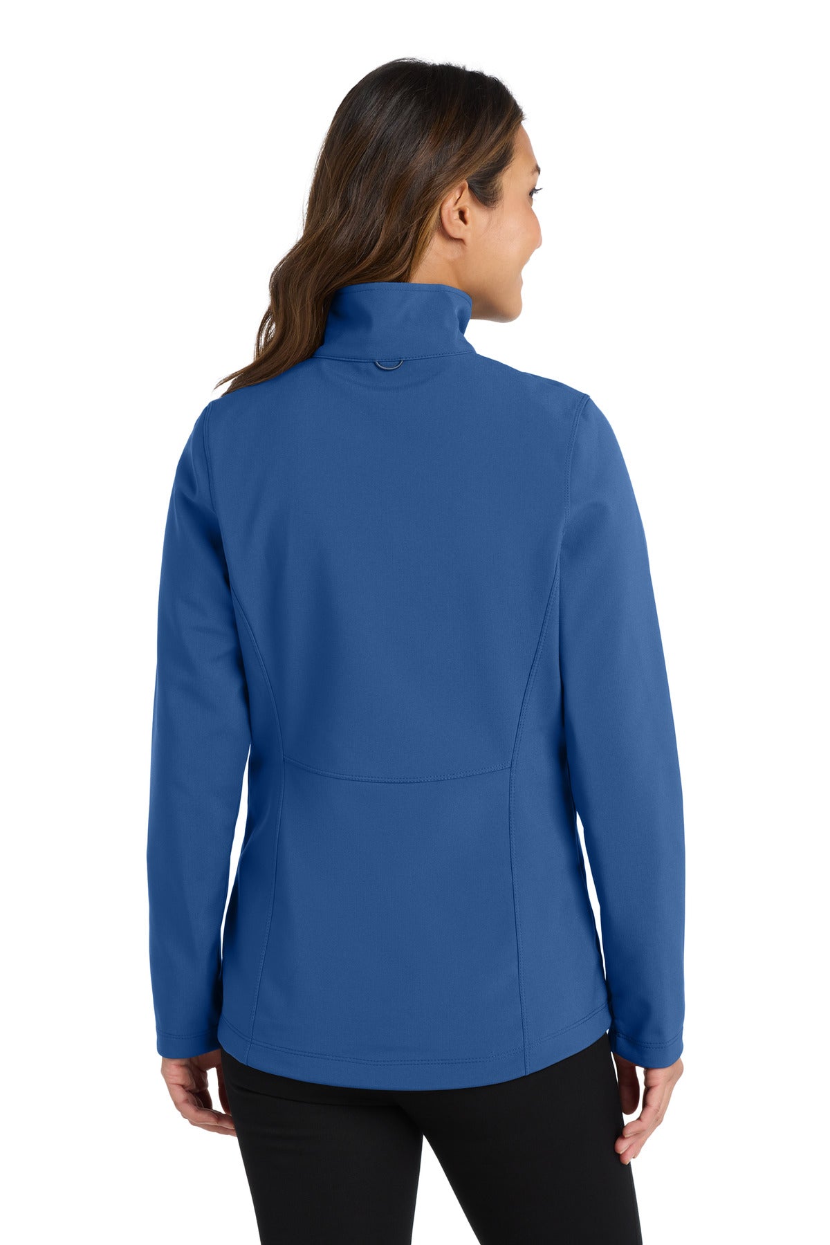Night Sky Blue Port Authority Women's Collective Soft Shell Jacket. L901 plain