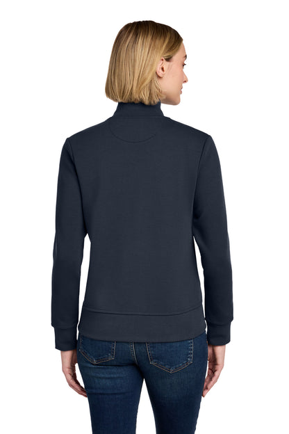 NightNavy Brooks Brothers Women's Double-Knit Full-Zip BB18211 plain