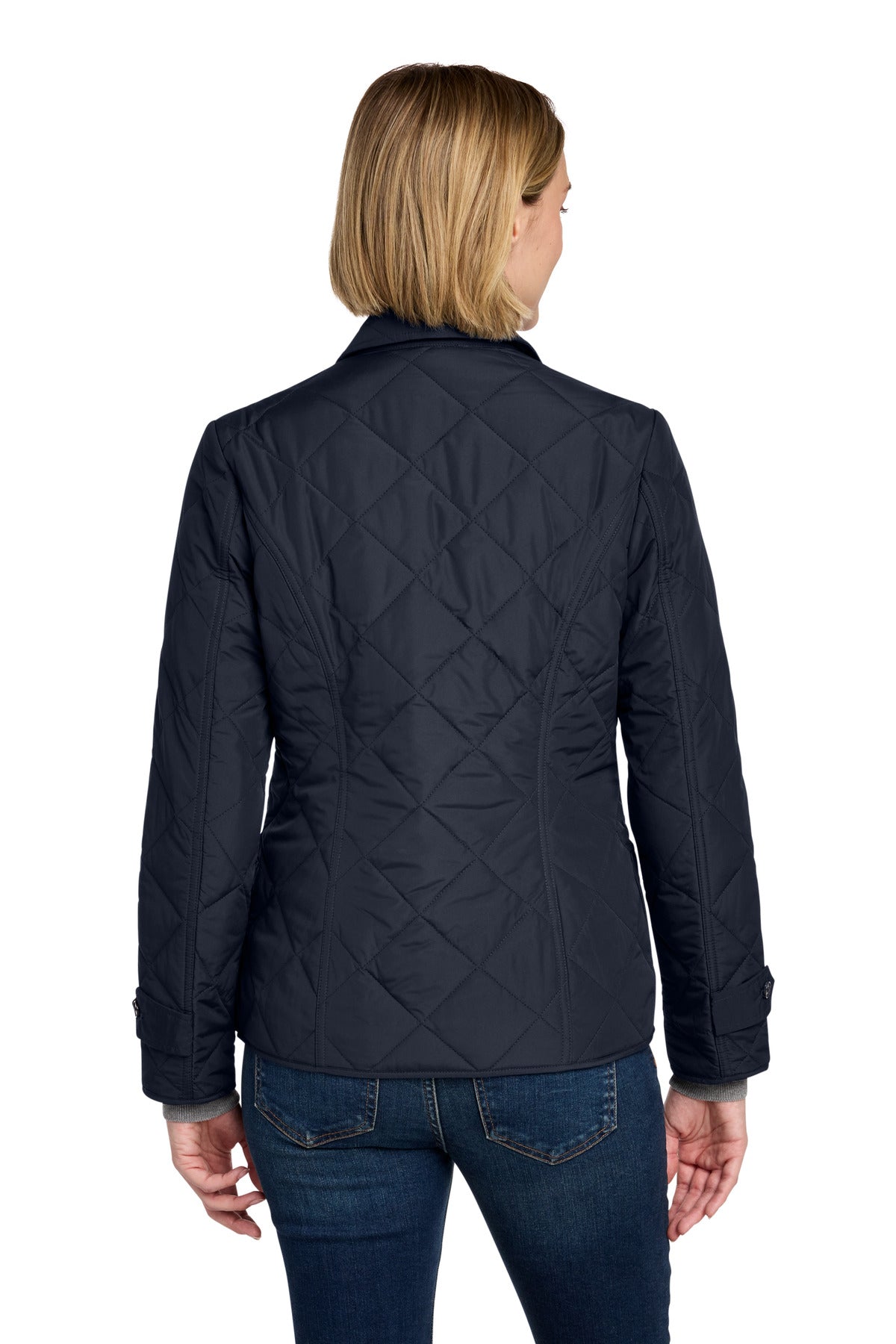 NightNavy Brooks Brothers Women's Quilted Jacket BB18601 plain