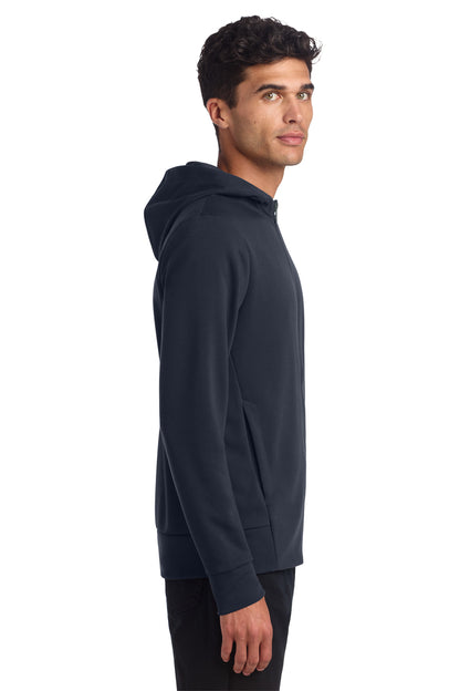 NightNavy Mercer+Mettle Double-Knit Full-Zip Hoodie MM3002 plain