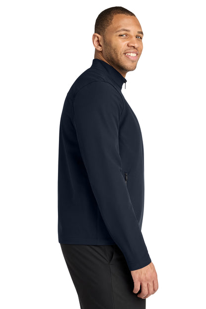 NightNavy Mercer+Mettle Stretch Soft Shell Jacket MM7102 plain
