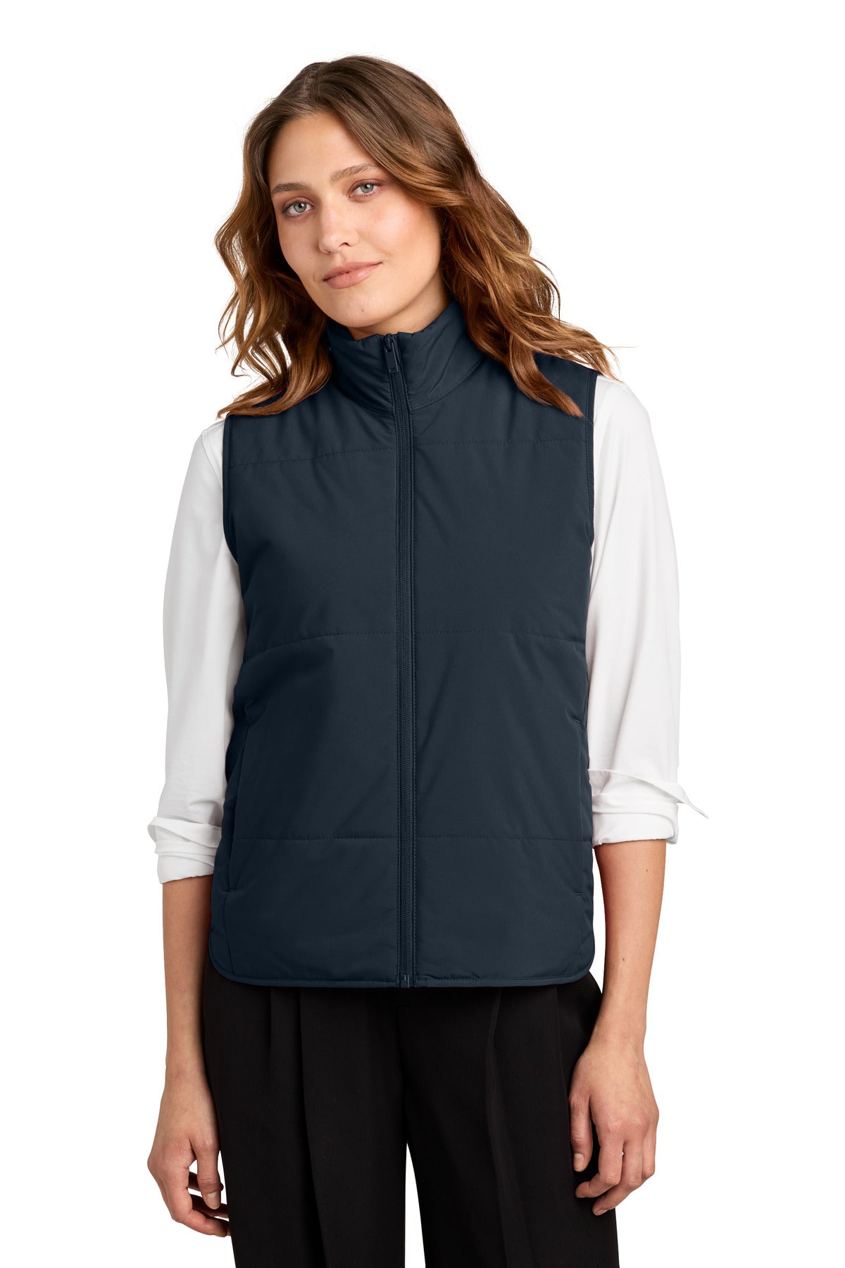 NightNavy Mercer+Mettle Women's Brookline Quilted Vest MM7223 plain