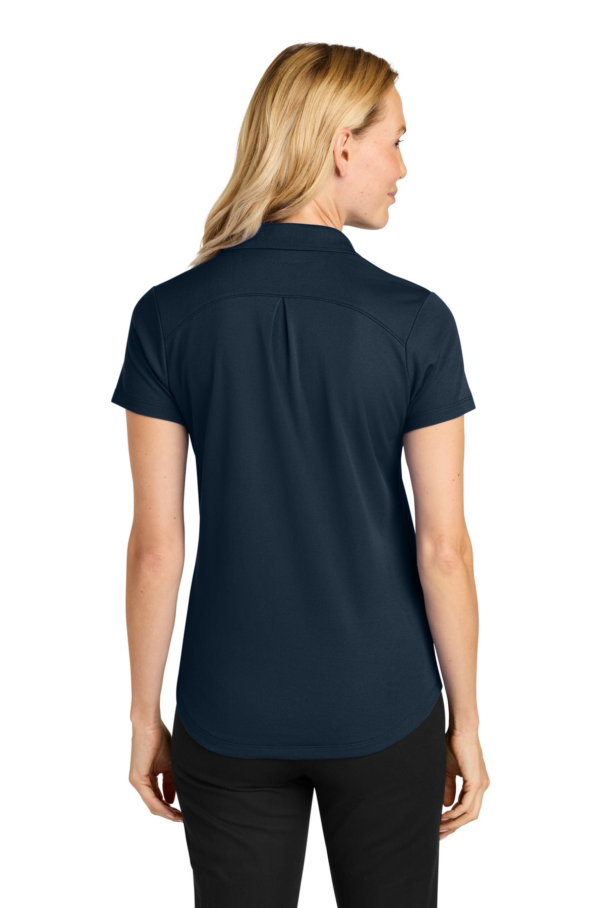 NightNavy Port Authority Women's Plaited Pique Polo LK620 plain
