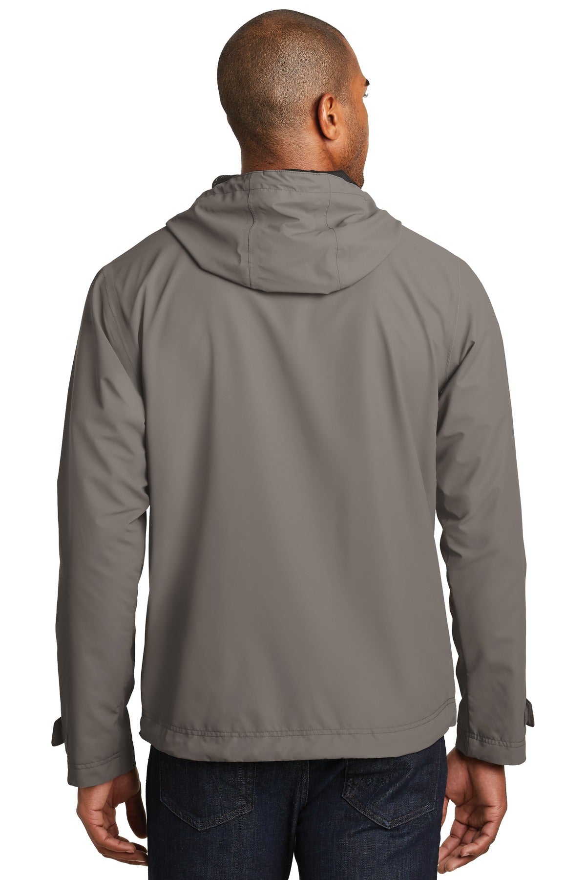 Northern Grey Port Authority Northwest Slicker. J7710 plain