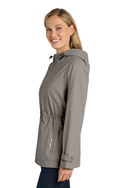 Northern Grey Port Authority Women's Northwest Slicker. L7710 plain