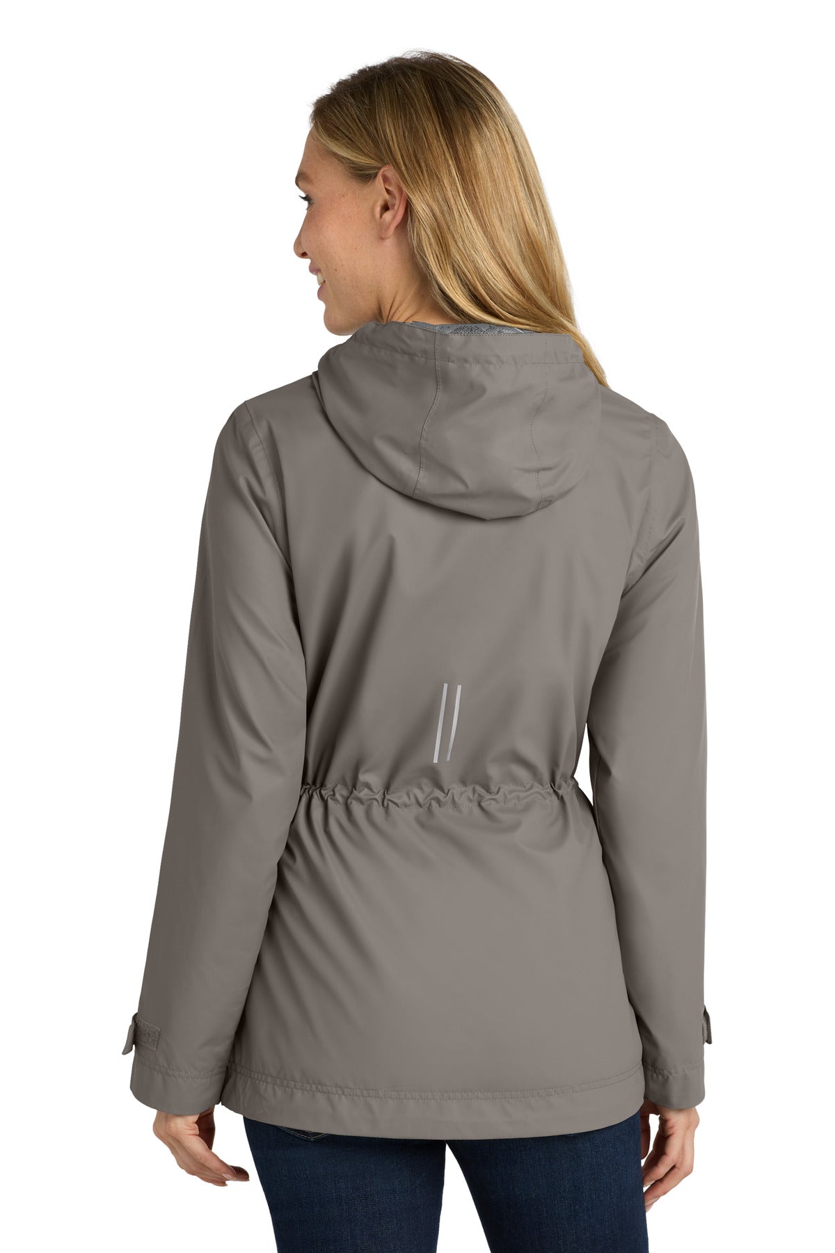 Northern Grey Port Authority Women's Northwest Slicker. L7710 plain