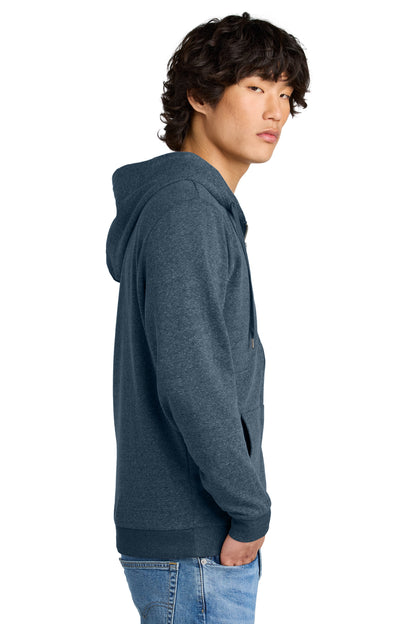 NvyFrost District Perfect Tri Fleece Full-Zip Hoodie DT1302 plain