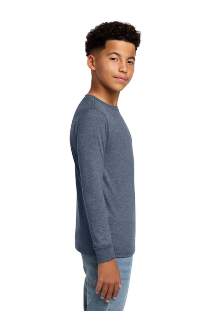 NvyFrost District Youth Perfect Tri Long Sleeve Tee DT132Y plain