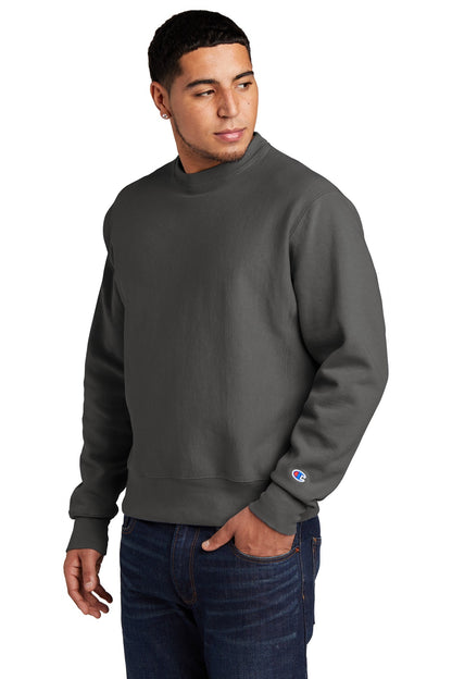 NwRailroad Champion Reverse Weave Garment-Dyed Crewneck Sweatshirt. GDS149 plain