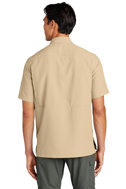 Oat Port Authority Short Sleeve UV Daybreak Shirt W961 plain
