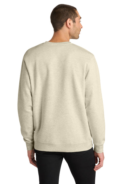 Oatmeal Hthr District V.I.T. Fleece Crew DT6104 plain