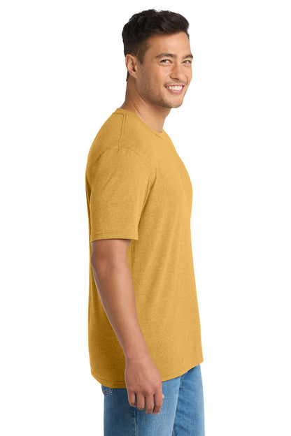 OchreYlwHr Port & Co Tri-Blend Tee. PC330 plain