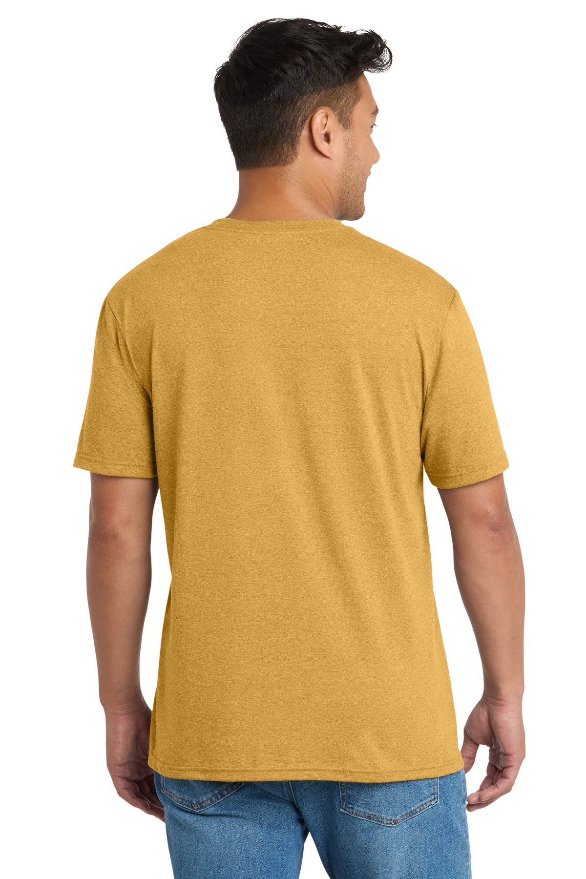 OchreYlwHr Port & Co Tri-Blend Tee. PC330 plain