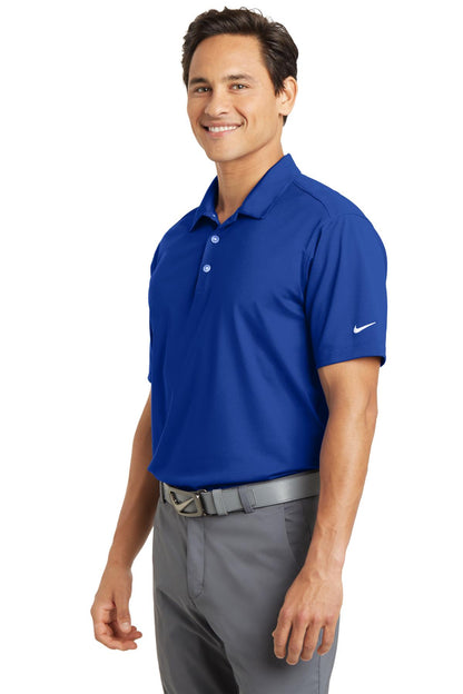 Old Royal Nike Dri-FIT Vertical Mesh Polo. 637167 plain