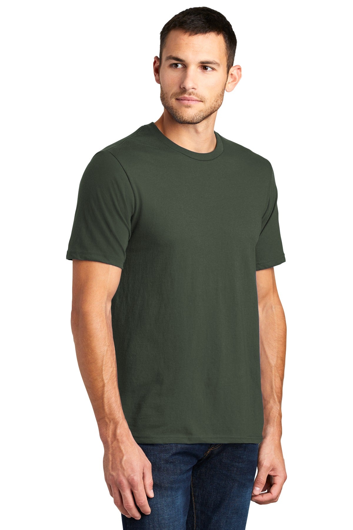 Olive District Very Important Tee . DT6000 plain